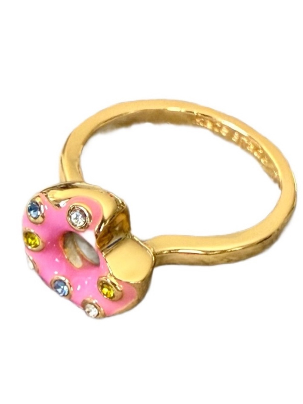 Kate Spade New York Coffee Break donut ring NEW $79 - Picture 2 of 2